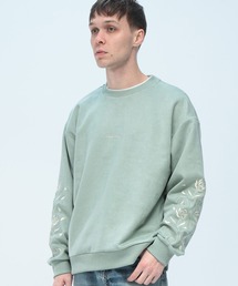 Naive magic（ナイーブマジック）の「NAIVE MAGIC (ナイーブマジック) 袖刺繍 ストレッチ スウェット トレーナー（スウェット）」