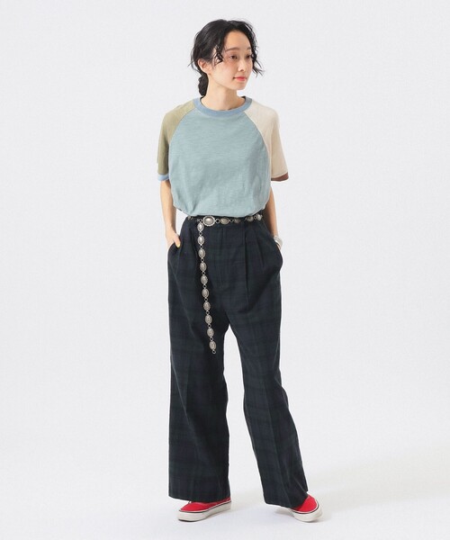 BEAMS BOY(ビームスボーイ)の「スラブ ジャージー クレイジー ショートスリーブ(Tシャツ/カットソー・レディース・グレー/ブラウン・1/2)」の3枚目の写真