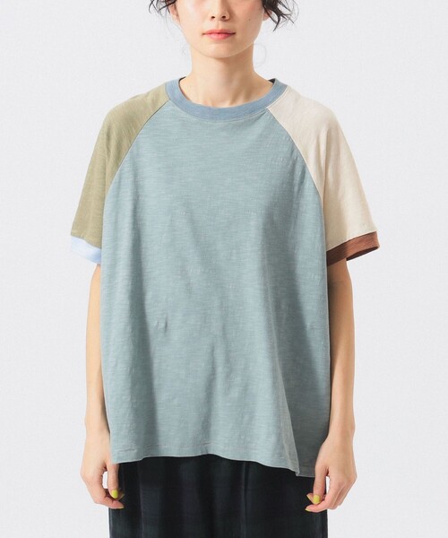 BEAMS BOY(ビームスボーイ)の「スラブ ジャージー クレイジー ショートスリーブ(Tシャツ/カットソー・レディース・グレー/ブラウン・1/2)」の12枚目の写真
