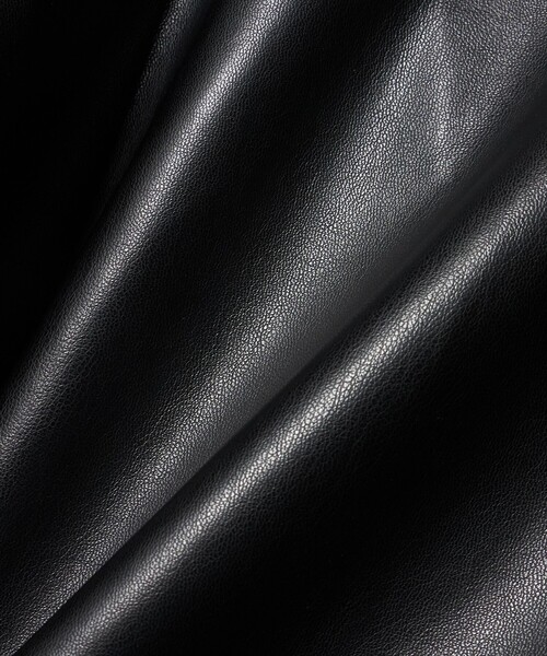 A DAY IN THE LIFE UNITED ARROWS(アデイインザライフユナイテッドアローズ)の「レザーライク A2ブルゾン <A DAY IN THE LIFE>(ブルゾン・レディース・ダークグレー/ダークブラウン/ブラック・FREE)」の14枚目の写真