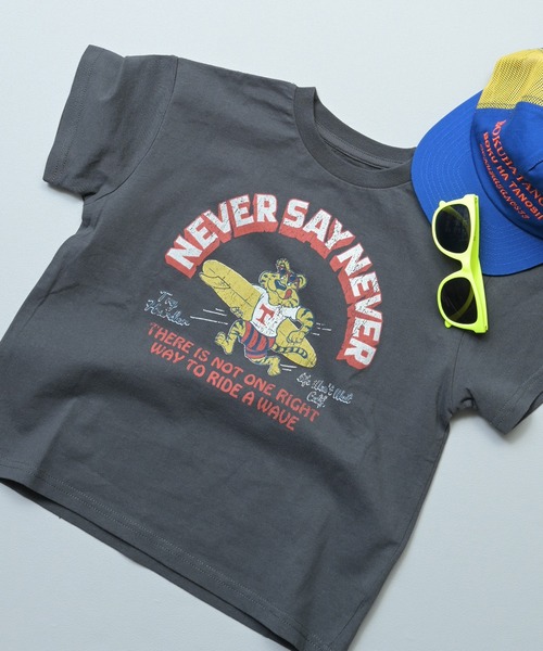 Life Support Products(ライフサポートプロダクツ)の「【プチプラ】サーフプリントTシャツ(Tシャツ/カットソー・キッズ・レッド/ピンク/オフホワイト/ブルー/ブラウン/カーキ/チャコール/マスタード/ベージュ/ダークブルー・130/150/140/100/95/90/80/120/110)」の18枚目の写真