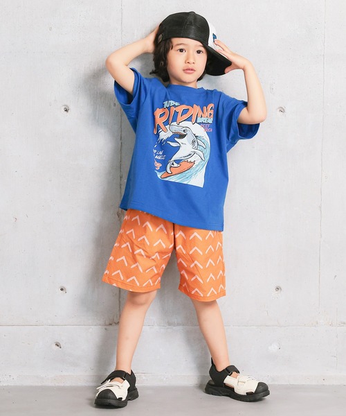 Life Support Products(ライフサポートプロダクツ)の「【プチプラ】サーフプリントTシャツ(Tシャツ/カットソー・キッズ・レッド/ピンク/オフホワイト/ブルー/ブラウン/カーキ/チャコール/マスタード/ベージュ/ダークブルー・130/150/140/100/95/90/80/120/110)」の16枚目の写真