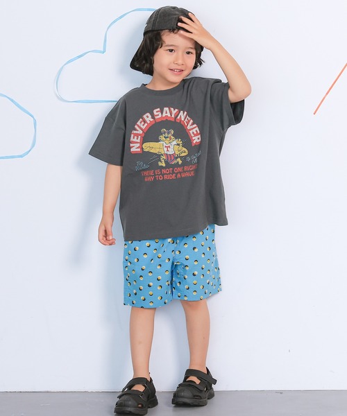 Life Support Products(ライフサポートプロダクツ)の「【プチプラ】サーフプリントTシャツ(Tシャツ/カットソー・キッズ・レッド/ピンク/オフホワイト/ブルー/ブラウン/カーキ/チャコール/マスタード/ベージュ/ダークブルー・130/150/140/100/95/90/80/120/110)」の20枚目の写真