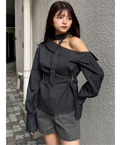 MURUA(ムルーア)の「【セットアップ対応】ウォッシュショートパンツ(その他パンツ・レディース・グレー/カーキ・1/2)」の13枚目の写真