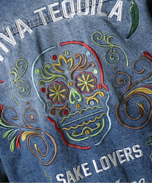 JACKROSE(ジャックローズ)の「YOIDORE テキーラ デニム ジャケット(デニムジャケット・メンズ・ライトインディゴブルー・M/L/XL)」の18枚目の写真