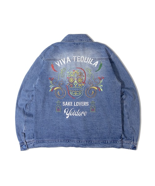 JACKROSE(ジャックローズ)の「YOIDORE テキーラ デニム ジャケット(デニムジャケット・メンズ・ライトインディゴブルー・M/L/XL)」の20枚目の写真