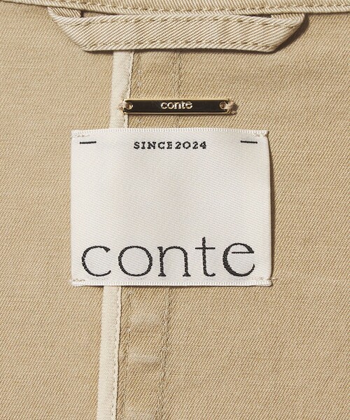 conte（コンテ）の「＜conte＞チノ ミリタリー トレンチコート 