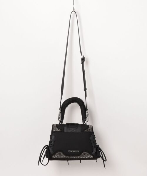 STEVE MADDEN(スティーブマデン)の「ラインストーン2WAYハンドルバッグ/S.MADDEN BDIEGO-R-XS(ショルダーバッグ・レディース・ブラック・F)」の2枚目の写真