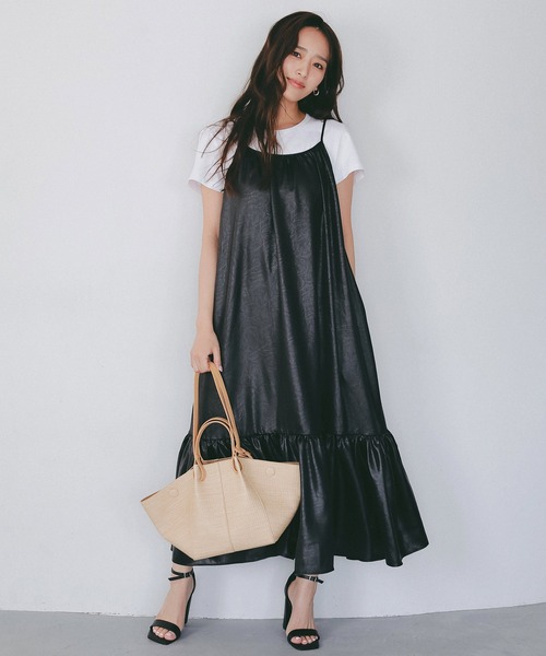 AJUGA.(アジュガ)の「バスケットライクボートトートバッグ(S)(トートバッグ・レディース・ベージュ/ホワイト・ONE SIZE)」の19枚目の写真