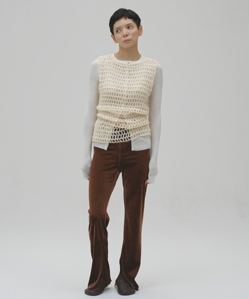 TODAYFUL（トゥデイフル）の「Velour Slit Leggings（その他パンツ・レディース・ブラウン/ブラック・38inch/36inch）」の5枚目の写真