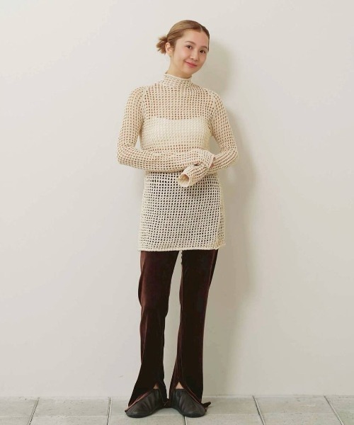 TODAYFUL（トゥデイフル）の「Velour Slit Leggings（その他パンツ・レディース・ブラウン/ブラック・38inch/36inch）」の16枚目の写真