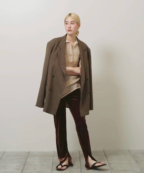 TODAYFUL（トゥデイフル）の「Velour Slit Leggings（その他パンツ・レディース・ブラウン/ブラック・38inch/36inch）」の20枚目の写真