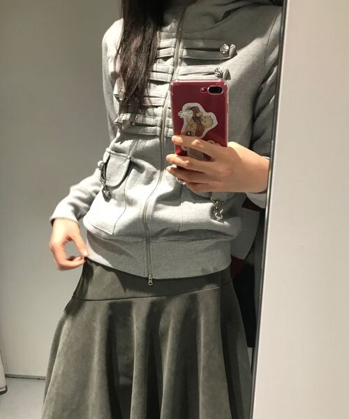 LUVISTRUE(ラヴイズトゥルー)の「EL PIRATE HOOD ZIP UP(GRAY)(パーカー・レディース・その他・FREE)」の6枚目の写真