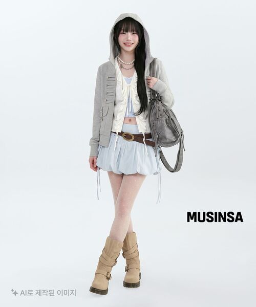 LUVISTRUE(ラヴイズトゥルー)の「EL PIRATE HOOD ZIP UP(GRAY)(パーカー・レディース・その他・FREE)」の11枚目の写真