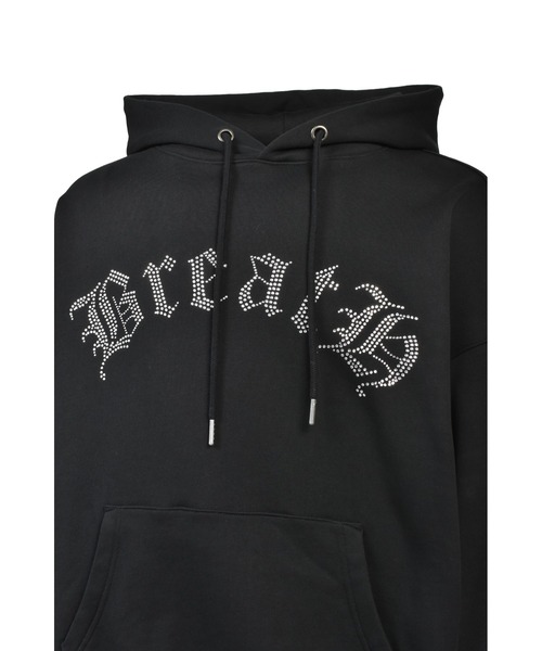 BREATH(ブレス)の「OLD ENGLISH LOGO RHINESTONE HOODIE(パーカー・メンズ・ブラック・XX-LARGE/MEDIUM/X-LARGE/SMALL/LARGE)」の4枚目の写真