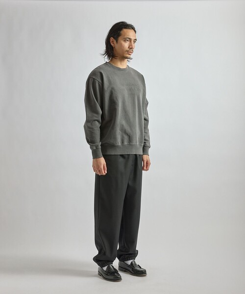Saturdays NYC（サタデーズ ニューヨークシティ ）の「Bowery Miller Standard Crew Sweatshirt（スウェット・メンズ・チャコールグレー/レンガ/キナリ・S/L/M）」の11枚目の写真