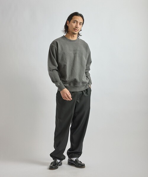 Saturdays NYC（サタデーズ ニューヨークシティ ）の「Bowery Miller Standard Crew Sweatshirt（スウェット・メンズ・チャコールグレー/レンガ/キナリ・S/L/M）」の21枚目の写真