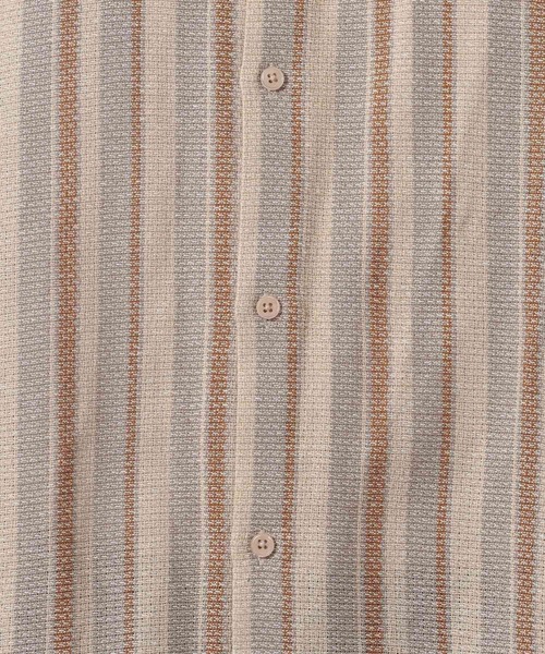 LAKOLE(ラコレ)の「ドビーストライプ長袖シャツ / 646594(シャツ/ブラウス・メンズ・ベージュ/ブラック・MEDIUM/LARGE)」の15枚目の写真