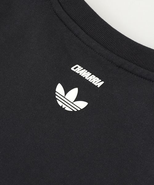WILLY CHAVARRIA（ウィリーチャバリア）の「adidas × Willy Chavarria WC LOGO SS TEE（Tシャツ/カットソー・メンズ・ブラック・LARGE/MEDIUM）」の4枚目の写真