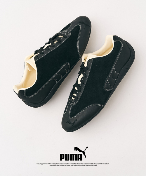 PUMA(プーマ)の「【PUMA / プーマ】SPEEDCAT ICONS / スピードキャット アイコン(スニーカー・メンズ・ブラック・28cm/27.5cm/26.5cm/26cm/27cm)」の1枚目の写真