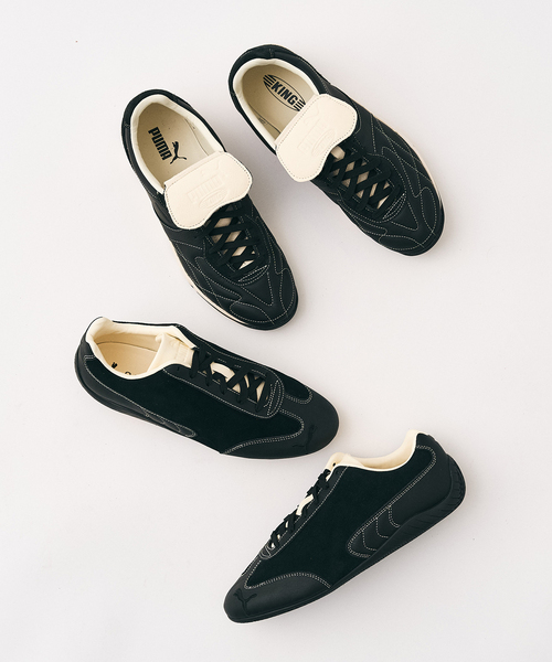 PUMA(プーマ)の「【PUMA / プーマ】SPEEDCAT ICONS / スピードキャット アイコン(スニーカー・メンズ・ブラック・28cm/27.5cm/26.5cm/26cm/27cm)」の3枚目の写真