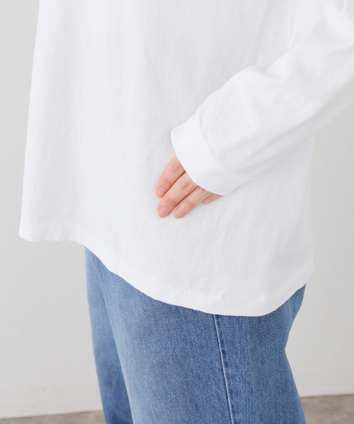 journal standard L'essage（ジャーナルスタンダードレサージュ）の「【GOOD ROCK SPEED/グッドロックスピード】26USP001W ロンT（Tシャツ/カットソー・レディース・ホワイト・FREE）」の9枚目の写真