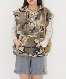 CIAOPANIC | 【UNESS/ユーネス】レースアップアノラックベスト(ベスト)