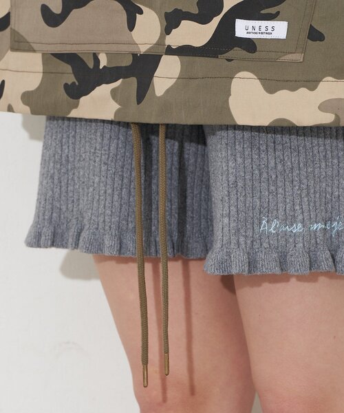 CIAOPANIC（チャオパニック）の「【UNESS/ユーネス】レースアップアノラックベスト（ベスト・レディース・カーキ/ベージュ・ONE SIZE）」の10枚目の写真