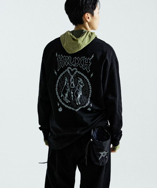 KRUXH(クルクス)の「GOAT ロングスリーブ ブラック(Tシャツ/カットソー・レディース・その他・1/2/3)」の8枚目の写真