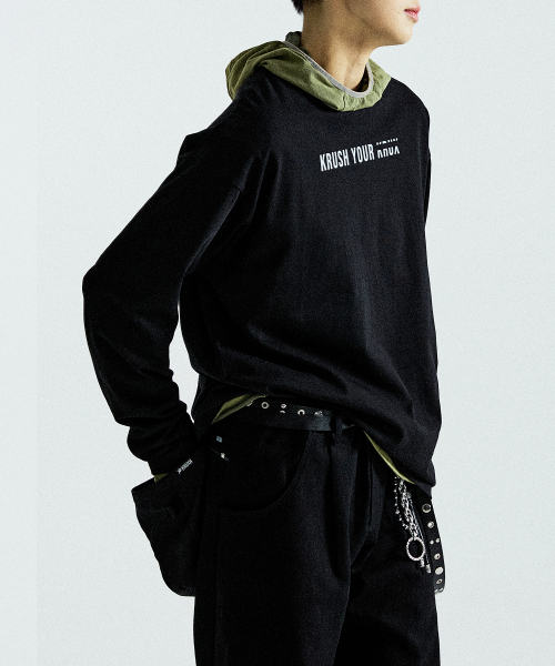 KRUXH(クルクス)の「GOAT ロングスリーブ ブラック(Tシャツ/カットソー・レディース・その他・1/2/3)」の9枚目の写真