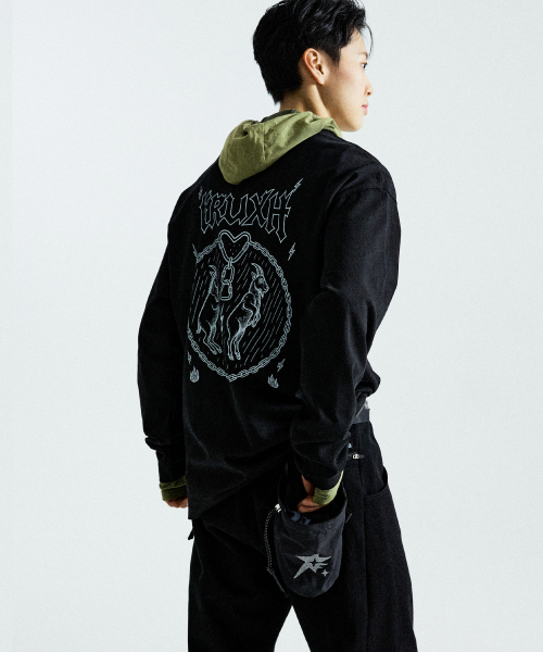 KRUXH(クルクス)の「GOAT ロングスリーブ ブラック(Tシャツ/カットソー・レディース・その他・1/2/3)」の10枚目の写真