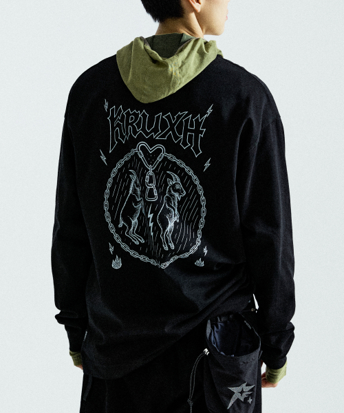 KRUXH(クルクス)の「GOAT ロングスリーブ ブラック(Tシャツ/カットソー・レディース・その他・1/2/3)」の11枚目の写真