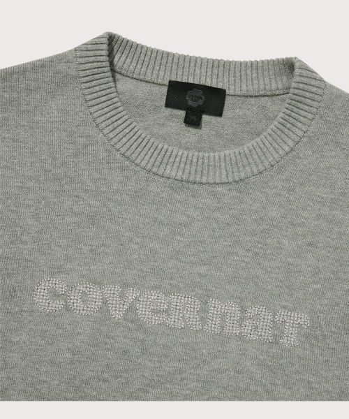 COVERNAT（カバーナット）の「ウィメンズクーパー ロゴ ニット メランジグレー（ニット/セーター・レディース・その他・WS/WM）」の10枚目の写真