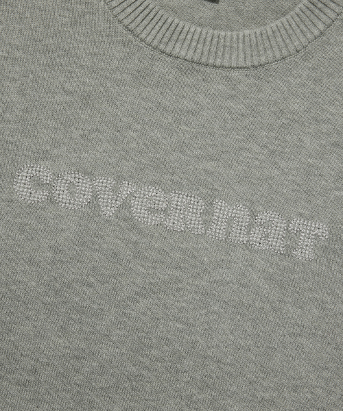COVERNAT（カバーナット）の「ウィメンズクーパー ロゴ ニット メランジグレー（ニット/セーター・レディース・その他・WS/WM）」の11枚目の写真