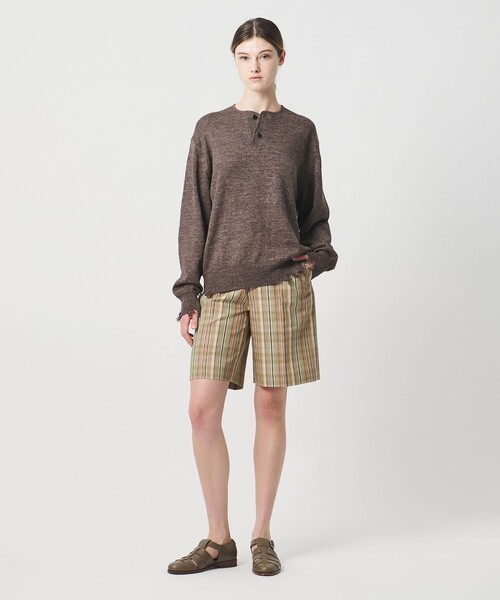 LOEFF(ロエフ)の「<LOEFF>チェック キュロット(その他パンツ・レディース・ベージュ・0/1)」の2枚目の写真