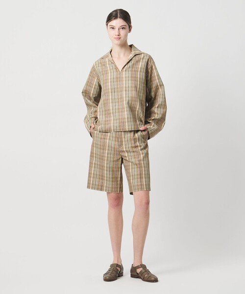 LOEFF(ロエフ)の「<LOEFF>チェック キュロット(その他パンツ・レディース・ベージュ・0/1)」の3枚目の写真