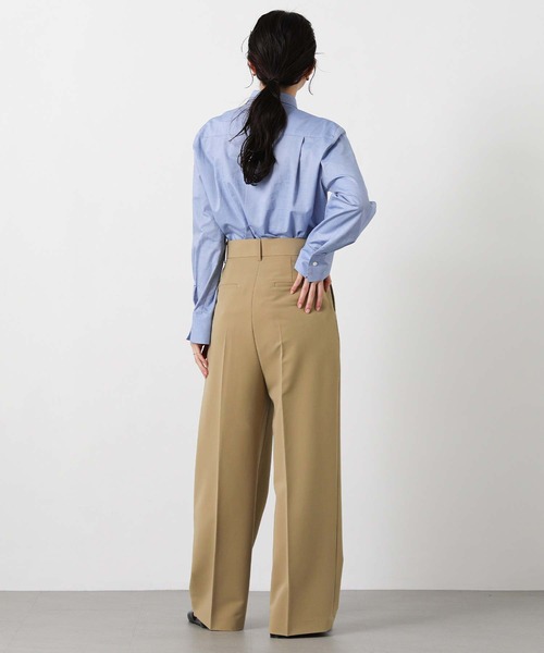 Gready Brilliant（グレディブリリアン）の「ＬＵオックスタイ付ブラウス（シャツ/ブラウス・レディース・サックスブルー/オフホワイト・38）」の14枚目の写真