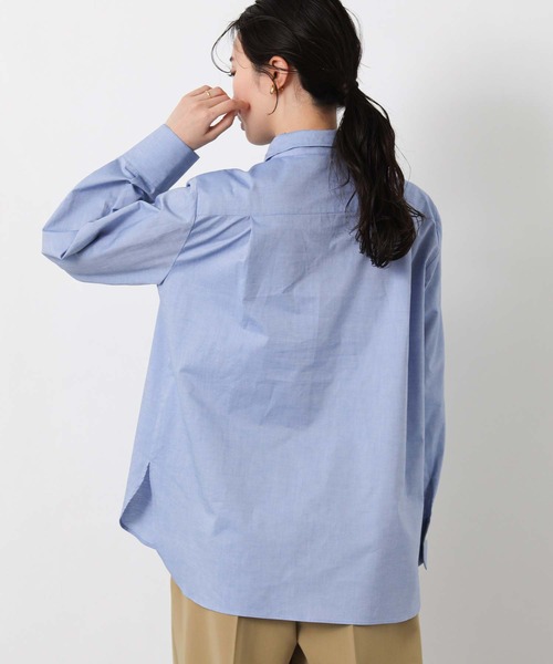 Gready Brilliant（グレディブリリアン）の「ＬＵオックスタイ付ブラウス（シャツ/ブラウス・レディース・サックスブルー/オフホワイト・38）」の18枚目の写真