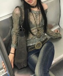 セール】シアー Y2K グランジ トップス（Tシャツ/カットソー）｜DEVICE
