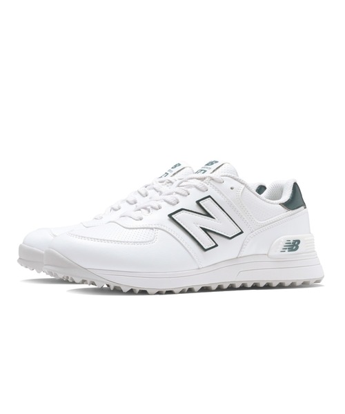 NEW BALANCE（ニューバランス）の「【GOLF】574 v4 SL（スニーカー・メンズ・ホワイト系/ホワイト×グリーン/ブラック/ホワイト×グレー・22.5cm/23.0cm/23.5cm/24.0cm/24.5cm/25.0cm/25.5cm/26.0cm/26.5cm/27.0cm/27.5cm/28.0cm/28.5cm/29.0cm）」の5枚目の写真