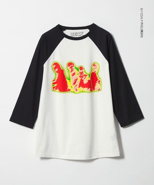 BEAUTY&YOUTH UNITED ARROWS - 【新作　値下げ　GW取り下げ】H beauty&youth バスクシャツ BECK for UACG＞RAGLAN TEE /Tシャツ（Tシャツ/カットソー