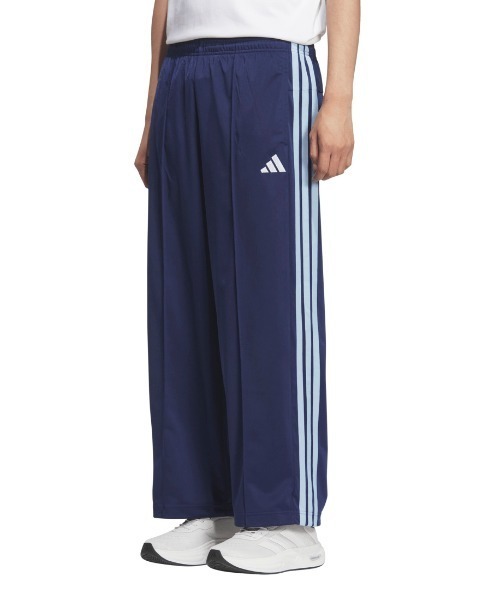 adidas(アディダス)の「アディダス adidas スタジアム トリコット ルーズフィット ストレート レッグ パンツ(その他パンツ・メンズ・ダークブルー/ブラック/ブラウン・S/M/L/LL/3L)」の3枚目の写真