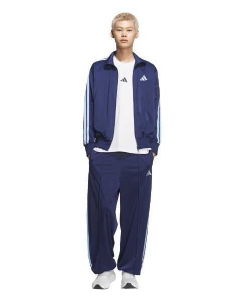 adidas(アディダス)の「アディダス adidas スタジアム トリコット ルーズフィット ストレート レッグ パンツ(その他パンツ・メンズ・ダークブルー/ブラック/ブラウン・S/M/L/LL/3L)」の13枚目の写真