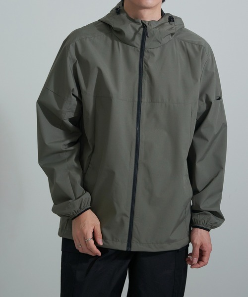 FORECAST(フォーキャスト)の「【FORECAST】オルパスジャケット 防風/防水/ドローコード 6840(マウンテンパーカー・メンズ・オリーブ/ブラック・LL/L)」の21枚目の写真