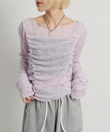 w closet | フロントギャザープルオーバー(Tシャツ/カットソー)