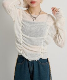 w closet | フロントギャザープルオーバー(Tシャツ/カットソー)