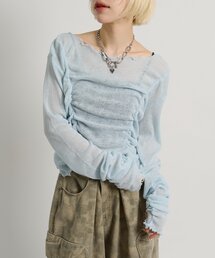 w closet | フロントギャザープルオーバー(Tシャツ/カットソー)