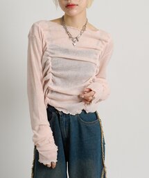 w closet | フロントギャザープルオーバー(Tシャツ/カットソー)