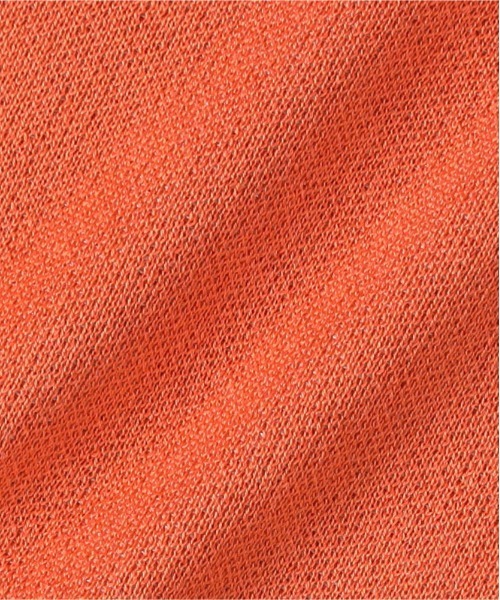 Right-on（ライトオン）の「【Refurbish】バイカラー袖ジャガードニットTシャツ (洗える / ドロップショルダー / 大人きれいめ)（ニット/セーター・メンズ・ブラック/オレンジ/ネイビー・M/L/XL/S）」の21枚目の写真