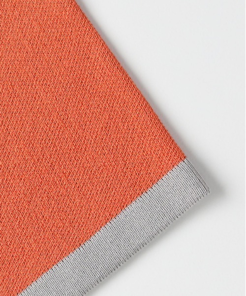 Right-on（ライトオン）の「【Refurbish】バイカラー袖ジャガードニットTシャツ (洗える / ドロップショルダー / 大人きれいめ)（ニット/セーター・メンズ・ブラック/オレンジ/ネイビー・M/L/XL/S）」の22枚目の写真